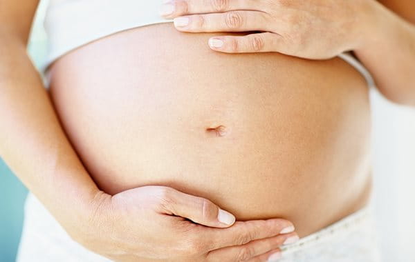 Bauch einer Schwangeren
